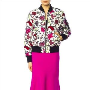 Diane Von Furstenberg Reversible Bomber Jacket